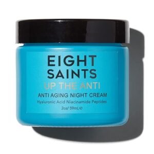 Eight Saints Skin Care Up the Anti Night Cream Face Moisturizer to Reduce Fine Lines and Wrinkles