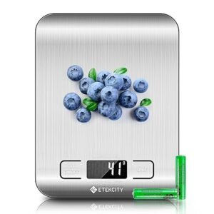 Etekcity Food Kitchen Scale, Digital Grams and Ounces for Weight Loss, Baking, Cooking
