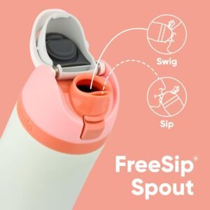 FreeSip Water Bottle with Straw